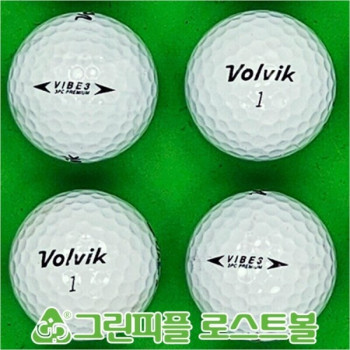 볼빅 VIBE3 (바이브3) 화이트 3피스 B+급 로스트볼 16개