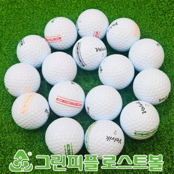 볼빅 맥스 스피드 엑스 플래그라인 2피스 B+급 로스트볼 16개